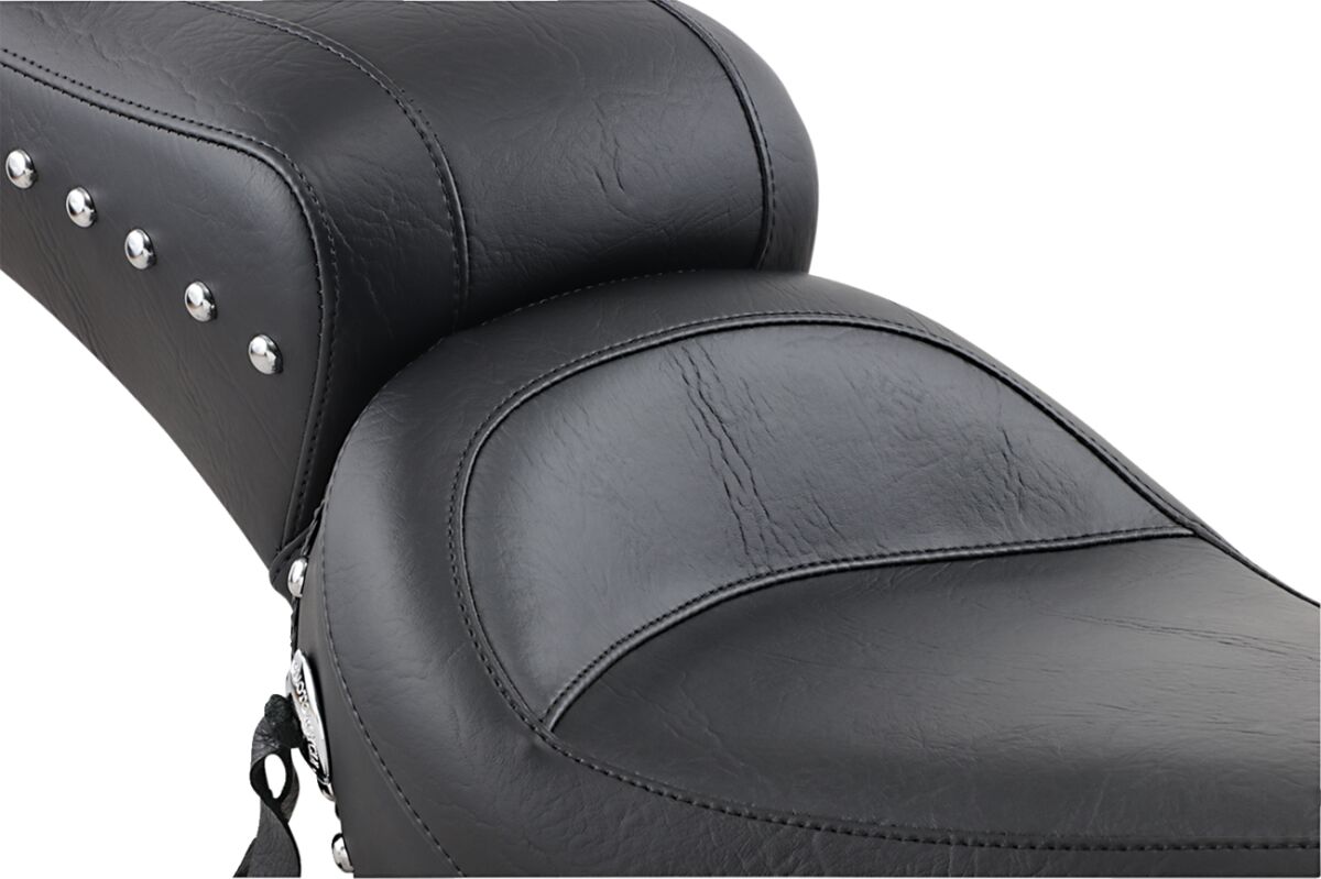 Mustang Seat One Piece 2 Up Plain Studded With Conchos Seat Mustang
