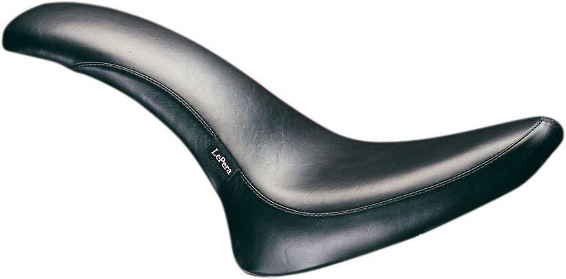 Le Pera King Cobra Seat, Smooth Black - 84-99 Softail Seat Le Pera