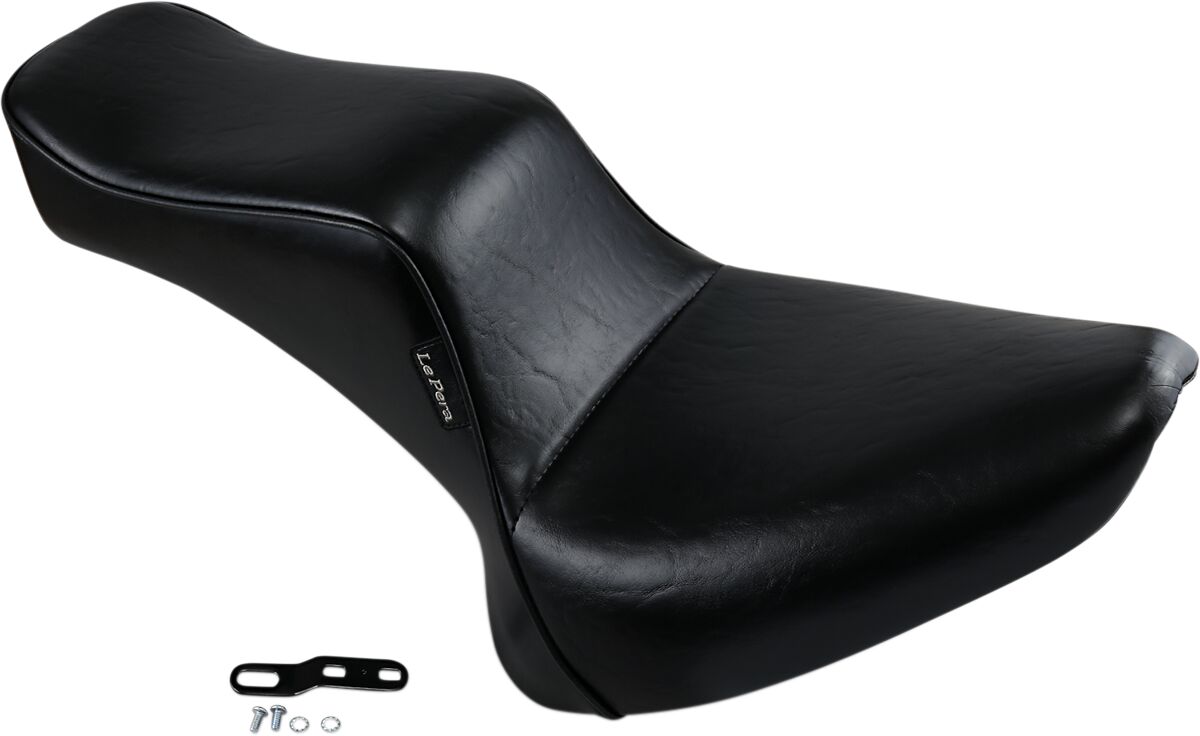 Cherokee Seat, Smooth Black - 00-05 Softail Seat Le Pera
