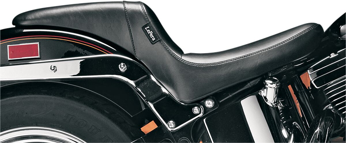 Le Pera Daytona Sport Seat, Smooth Black - 84-99 Softail Seat Le Pera