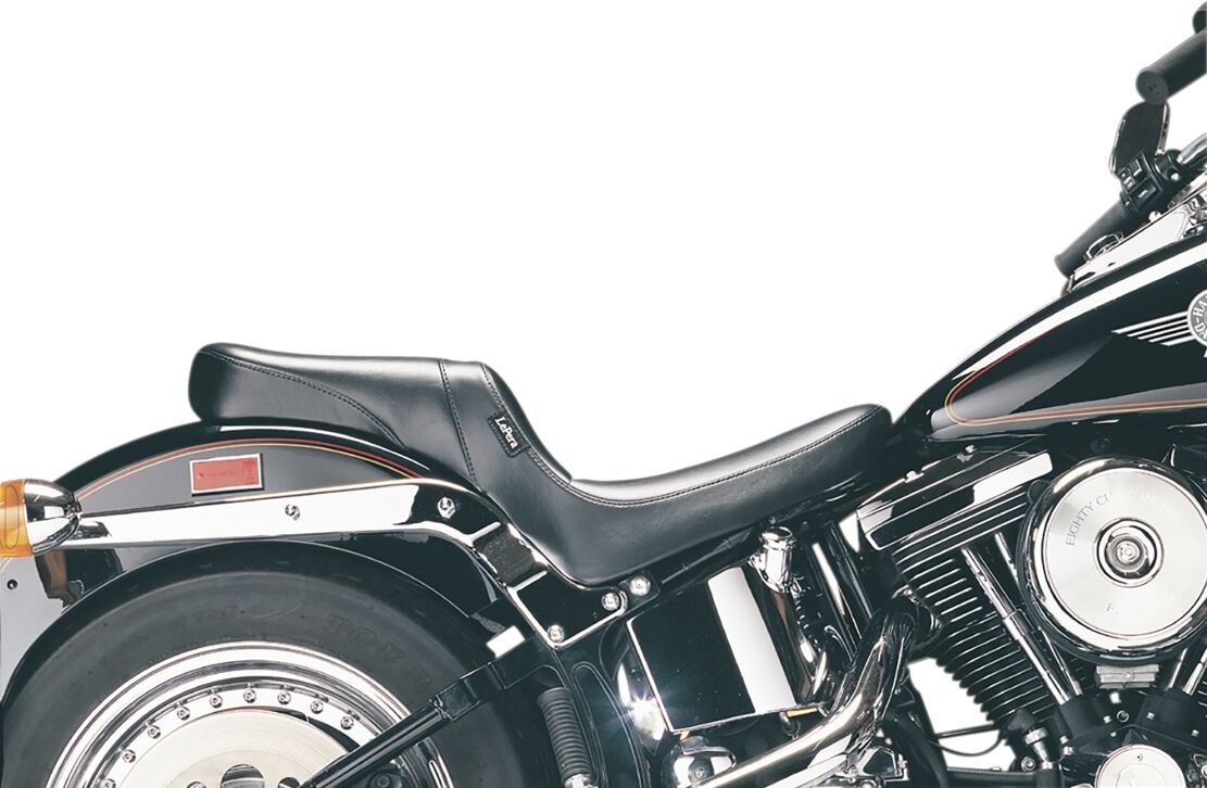 Daytona Sport Seat With Biker Gel, Smooth Black - 84-99 Softail Seat Le Pera Default Title