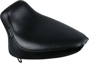 Le Pera Silhouette Solo Seat With Biker Gel, Smooth Black - 84-99 Softail Seat Le Pera