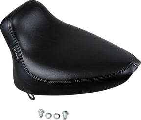 Le Pera Silhouette Solo Seat With Biker Gel, Smooth Black - 84-99 Softail Seat Le Pera