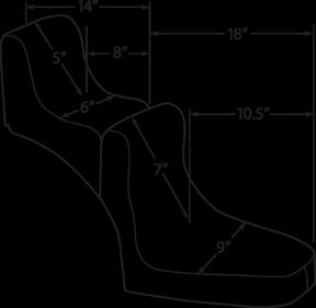 Drag Specialties Seats Seat Scorpion Solo Front B SEATS-FOR HARLEY DRESSER/TOURI Drag Specialties Seats