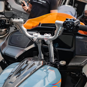 Adjustable Iso Bar, Black - 23 & Earlier Models Handlebar Kraus Motor Co.