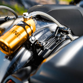 Pro-4 Docking Hardware For Öhlins, Black Anodized - 14-25 Touring Rear Shocks Accessories Kraus