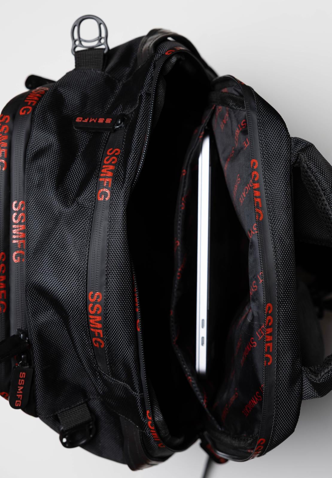 Street Syndicate Mfg Heavy Hitter EDC Backpack, Leather & Marine Grade Canvas Backpack Street Syndicate Mfg