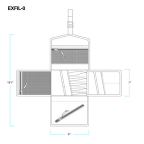Rouleau d'outils Exfil-0 2.0