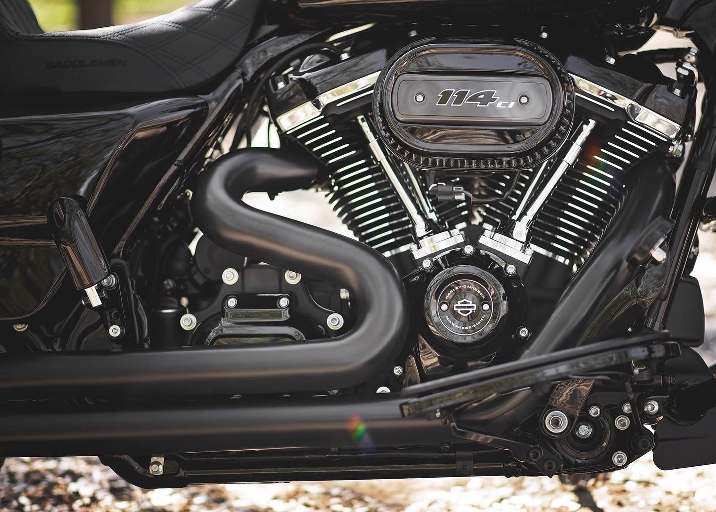 Thunderheader 1073XB X-Series 2-1 Exhaust, Black - 2017-2026 FLH Touring (Except Tri-Glide & Trike) 2-1 Full Exhaust System Thunderheader