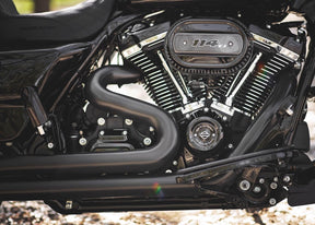 Thunderheader 1073XB X-Series 2-1 Exhaust, Black - 2017-2026 FLH Touring (Except Tri-Glide & Trike) 2-1 Full Exhaust System Thunderheader