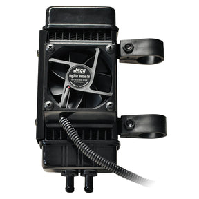 Fan-assisted Vertical 10-row Oil Cooler System Oil Cooler Kit Jagg Oil Coolers