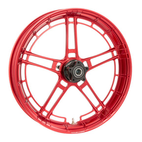 Arlen Ness Flatline Forged Wheels, Red - 21" X 3.50" Wheel Arlen Ness