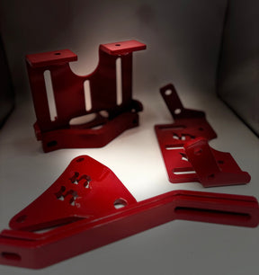 Street Syndicate Mfg Fairing Bracket V4, Modular Pivoting, for Street Syndicate & Arlen Ness Narrow Glide Fairings Fairing Bracket Street Syndicate Mfg