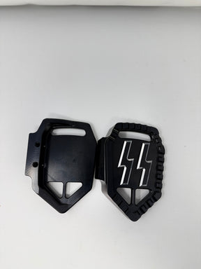Street Syndicate Mfg Super Sick Mini Floorboards, CNC Aluminum Mini Floorboard Street Syndicate Mfg
