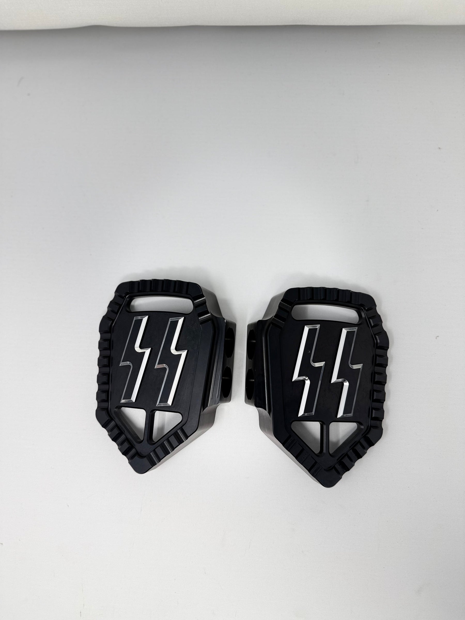 Street Syndicate Mfg Super Sick Mini Floorboards, CNC Aluminum Mini Floorboard Street Syndicate Mfg