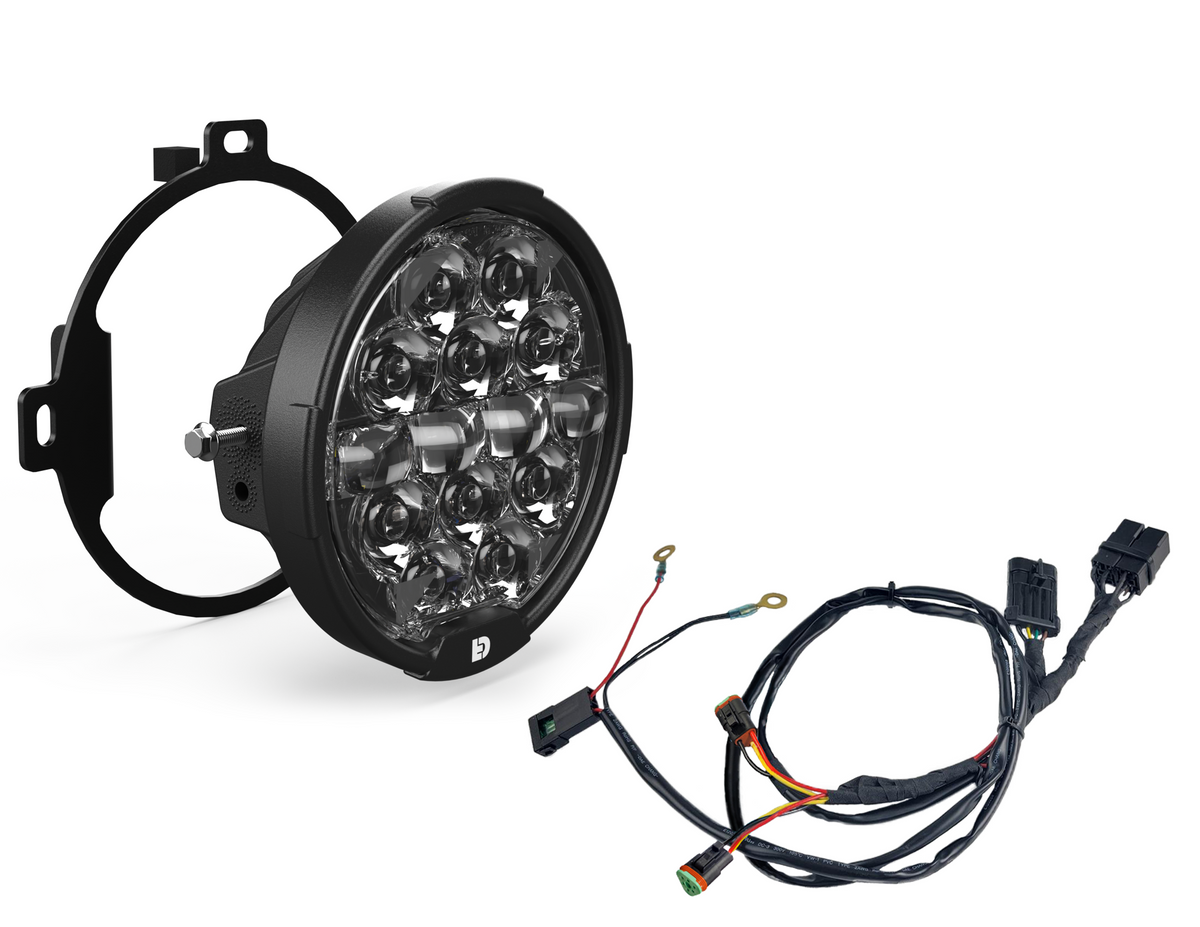 D14 Destroyer LED Headlight Upgrade Kit - 14-23 Street Glide Headlight Denali Electronics