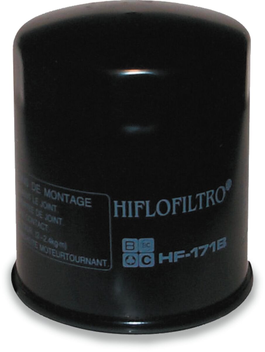 Hiflofiltro Oil Filter Spin On Paper Glossy Black Oil Filter Hiflofiltro