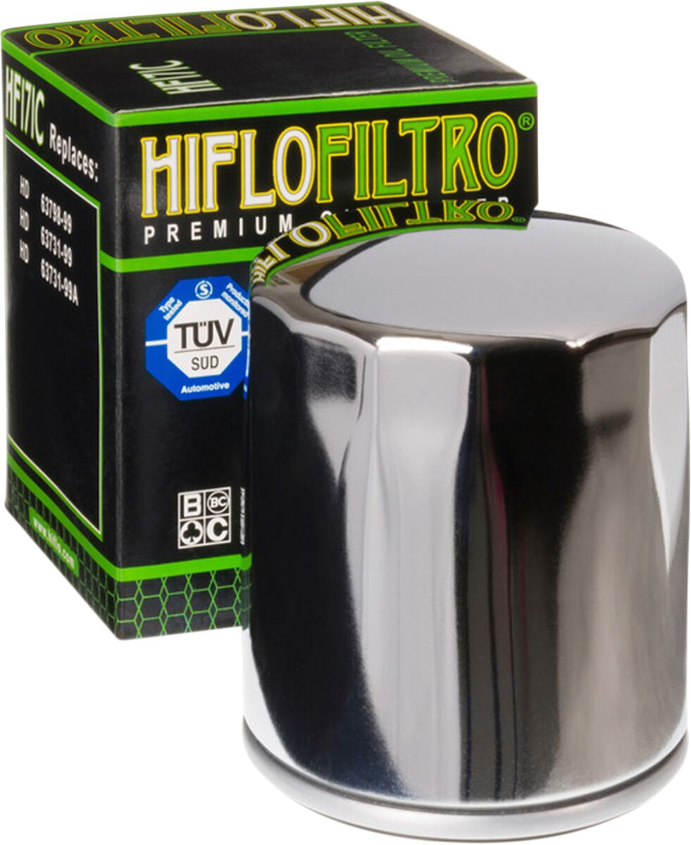Hiflofiltro Oil Filter Spin On Paper Chrome Oil Filter Hiflofiltro