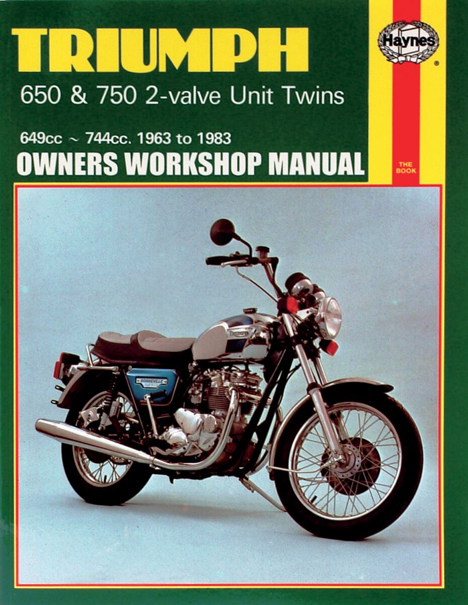 Haynes Manual Triumph 2 Vlv Twins Books & Manuals Haynes