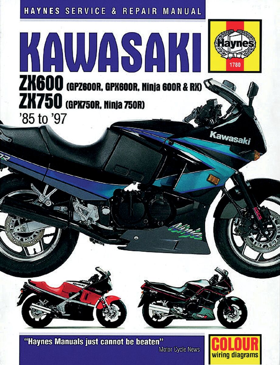 Haynes Manual Kaw Zx600 Ninja Books & Manuals Haynes