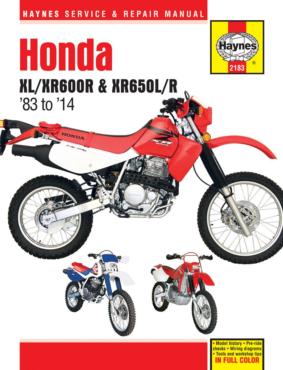 Haynes Manual Hon Xl600 R/Xr600 R Books & Manuals Haynes