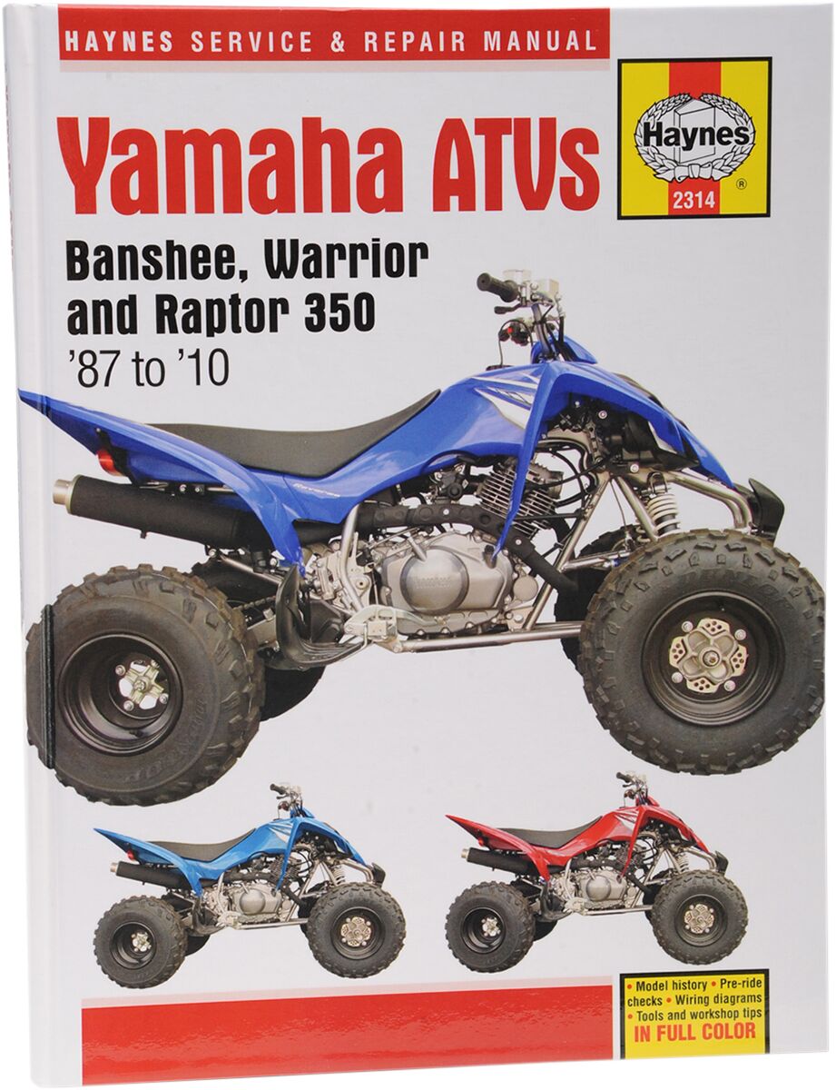 Haynes Manual Yfm350 X/Yfz350 Books & Manuals Haynes
