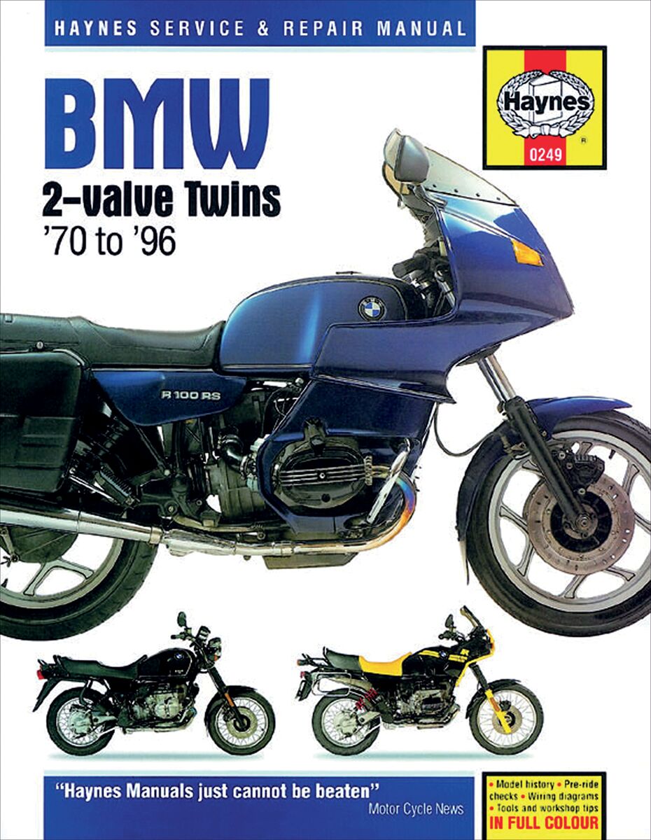 Haynes Manual Bmw 2 Valve Twins Books & Manuals Haynes