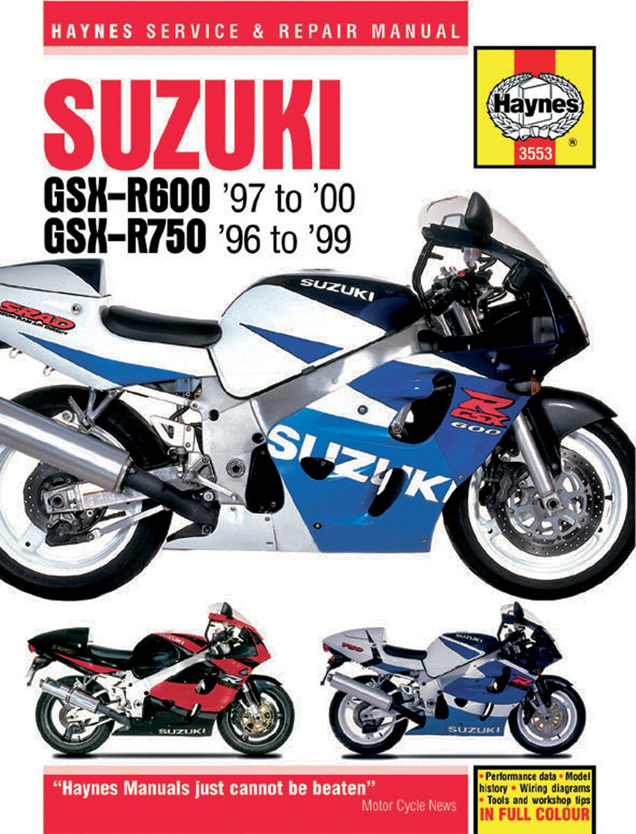 Haynes Manual Gsxr600/750 Books & Manuals Haynes