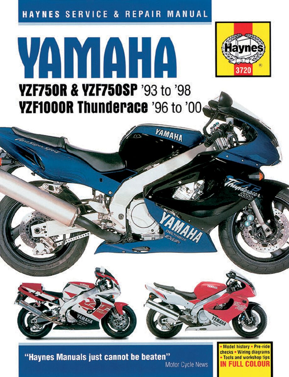 Haynes Manual, Yzf750 R/Sp Books & Manuals Haynes
