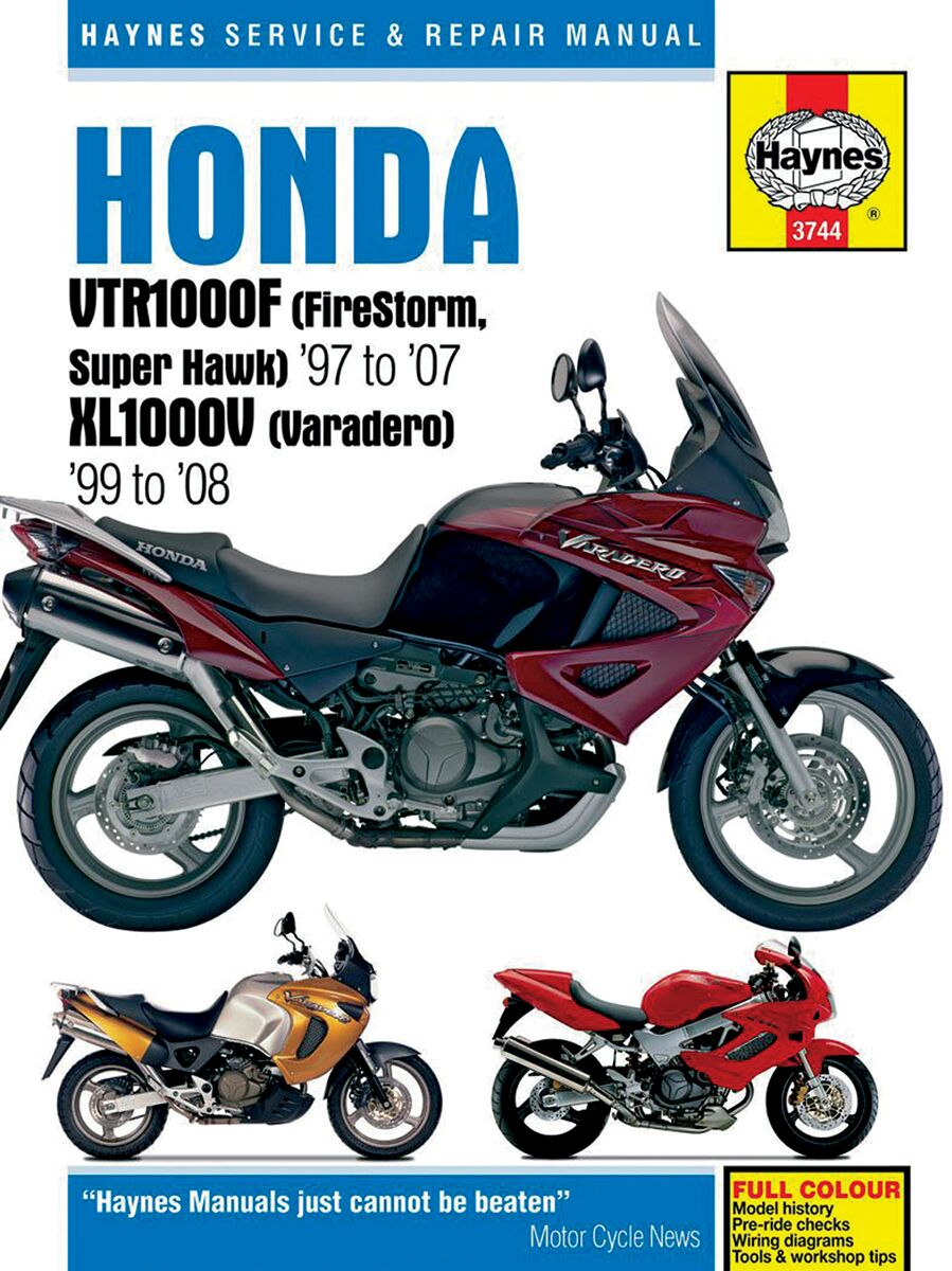 Haynes Manual,Vtr1000 F Supr Hawk Books & Manuals Haynes