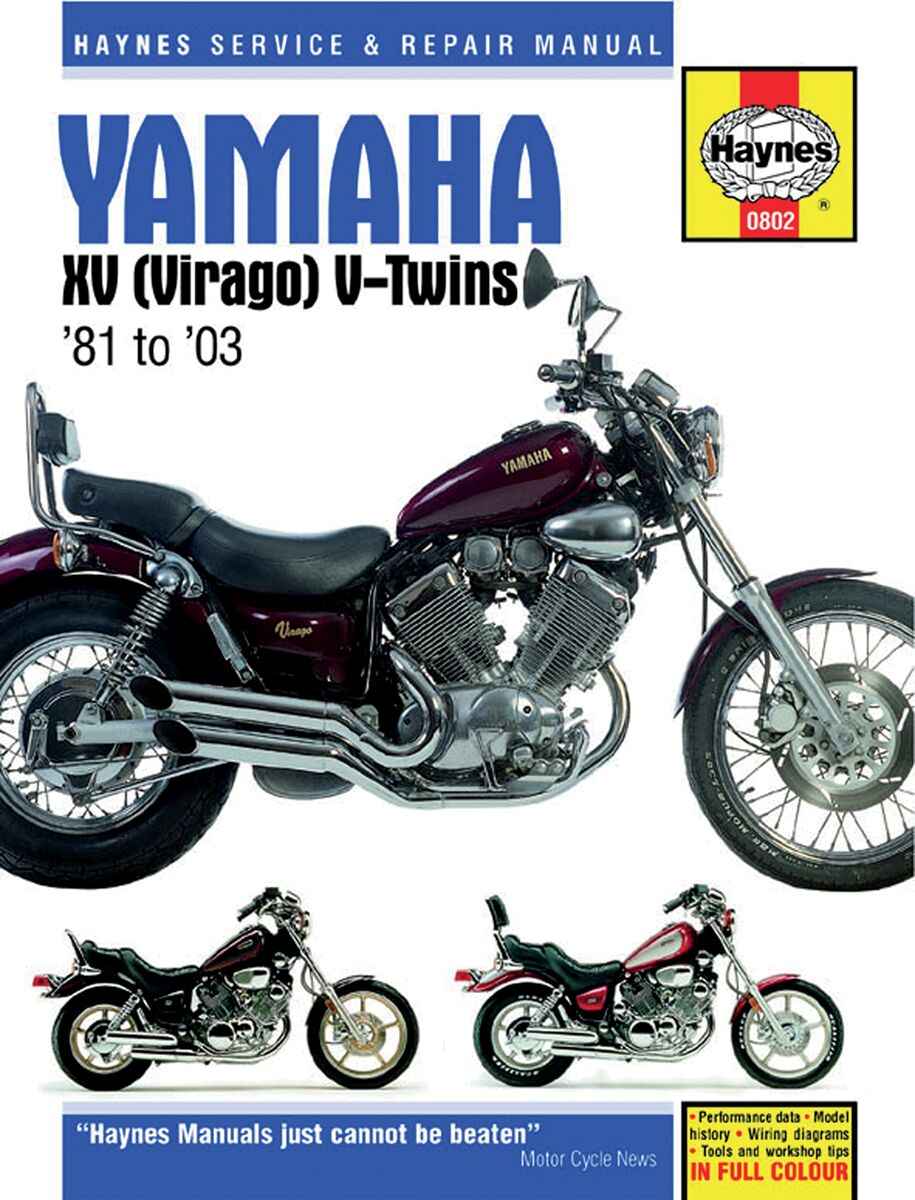 Haynes Manual Yam Xv Virago V Tw Books & Manuals Haynes