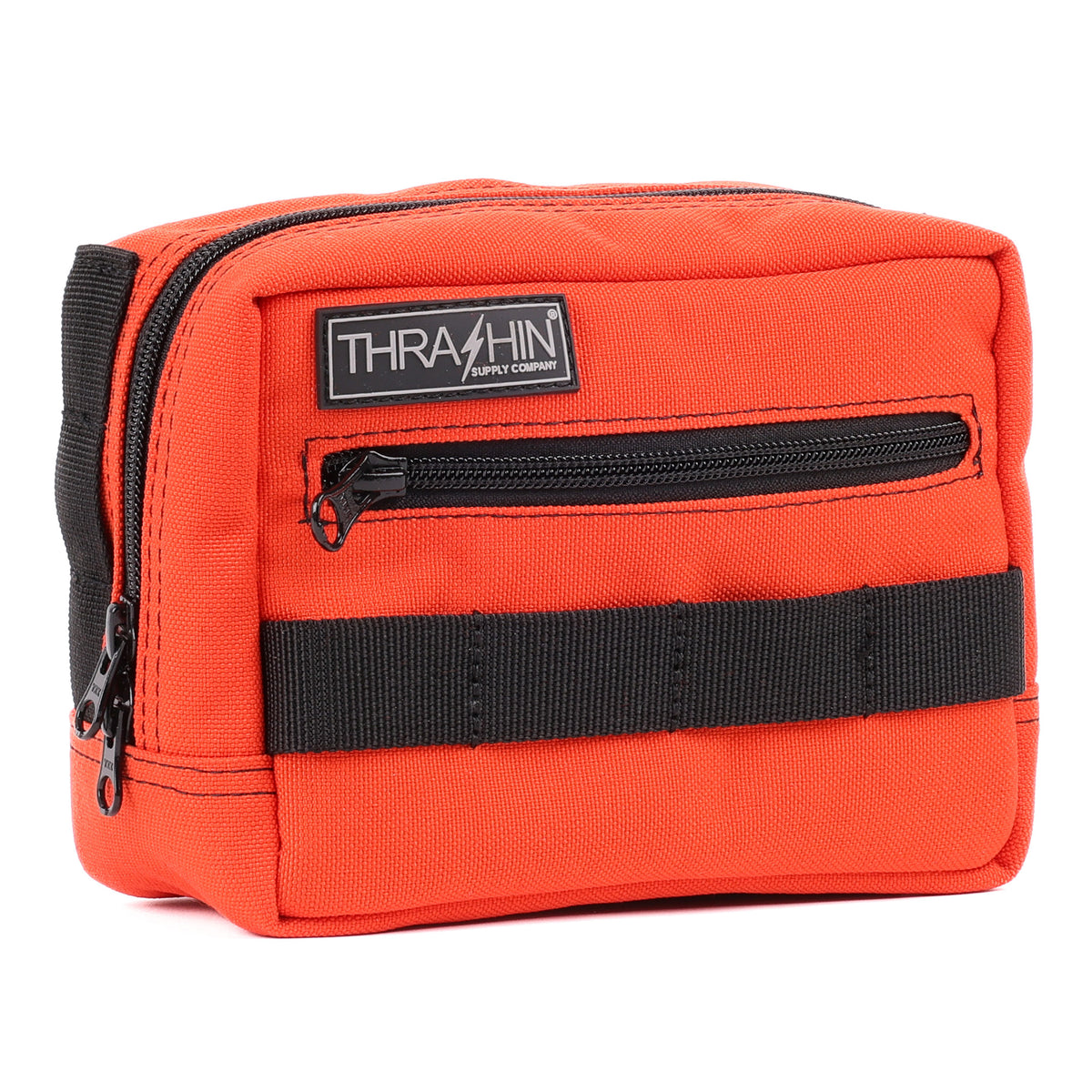 HandleBar Bag, HD Orange Handlebar Bag Thrashin Supply Co.