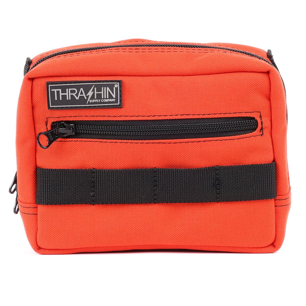 HandleBar Bag, HD Orange Handlebar Bag Thrashin Supply Co.