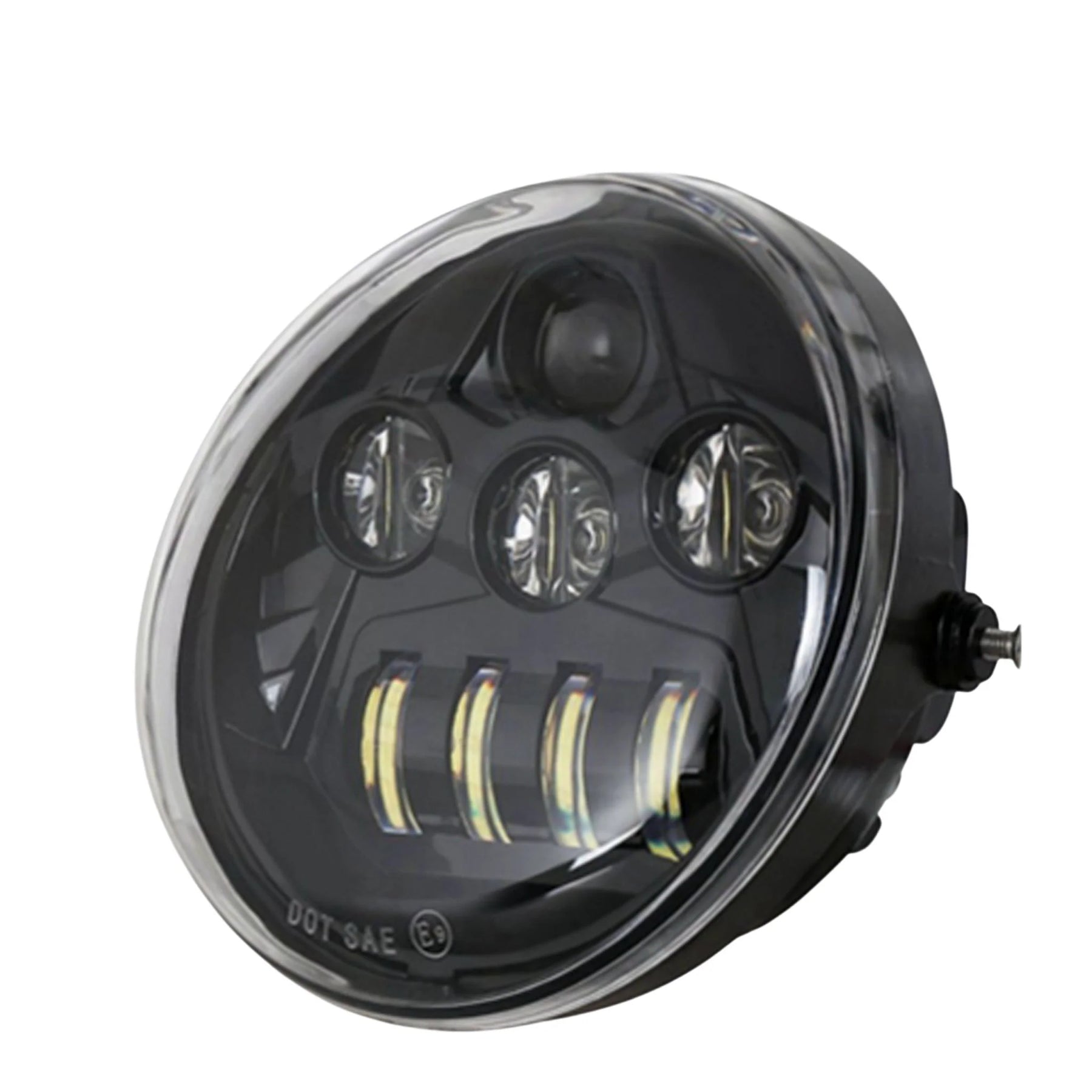 Harley Davidson V Rod Vrsc Og Led Headlight Original Garage Moto Black