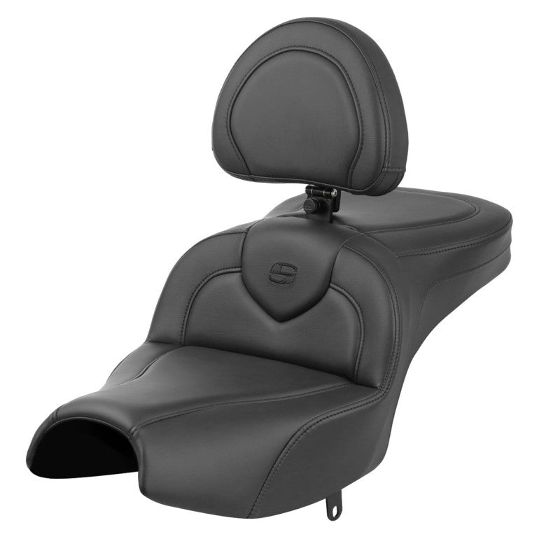 Roadsofa With Driver's Backrest, Black - 22+ Pursuit Seat Saddlemen