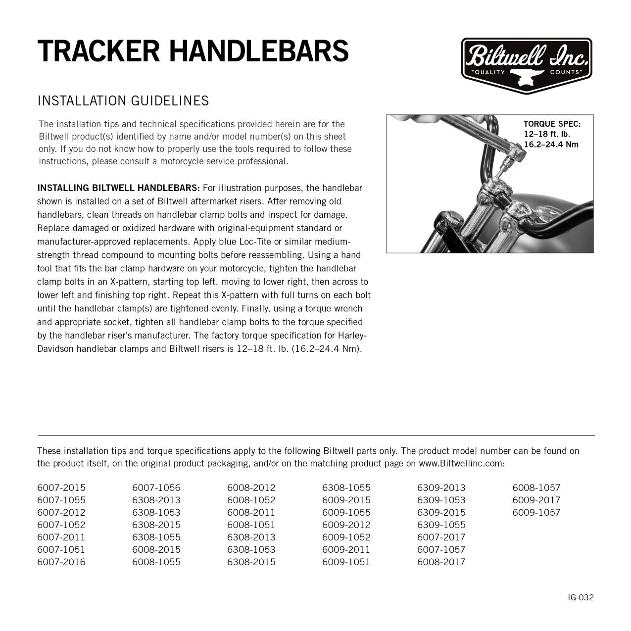 Tracker O/S High Handlebars