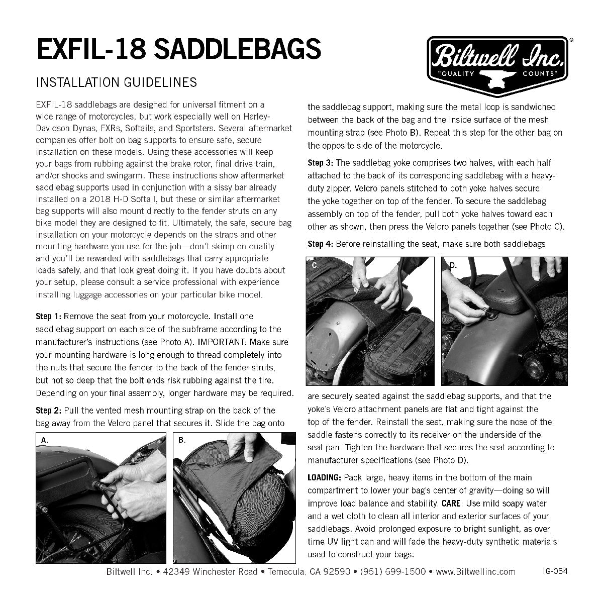 Exfil-18 Saddlebags