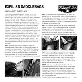 Exfil-36 Saddlebags