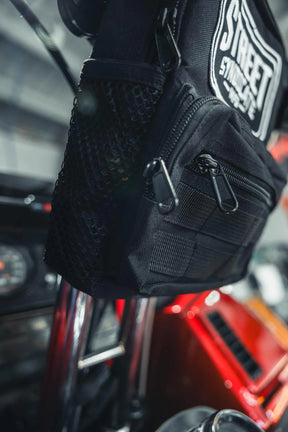 Street Syndicate Mfg Favorite Brand Canvas Handlebar Bag, Large Handlebar Bag Street Syndicate Mfg