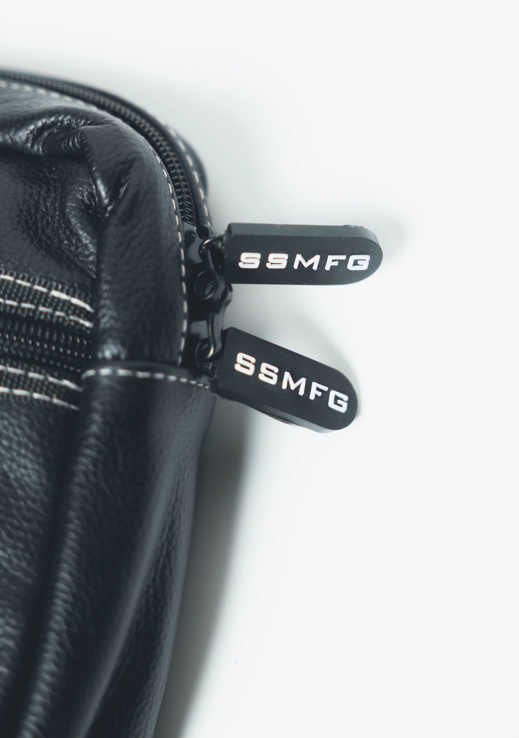 Street Syndicate Mfg Christ Is King Leather Handlebar Bag Handlebar Bag Street Syndicate Mfg