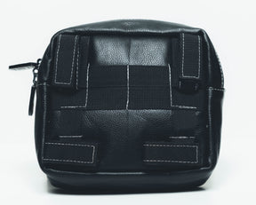 Street Syndicate Mfg Christ Is King Leather Handlebar Bag Handlebar Bag Street Syndicate Mfg