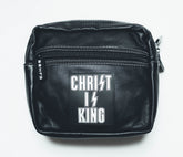 Street Syndicate Mfg Christ Is King Leather Handlebar Bag Handlebar Bag Street Syndicate Mfg