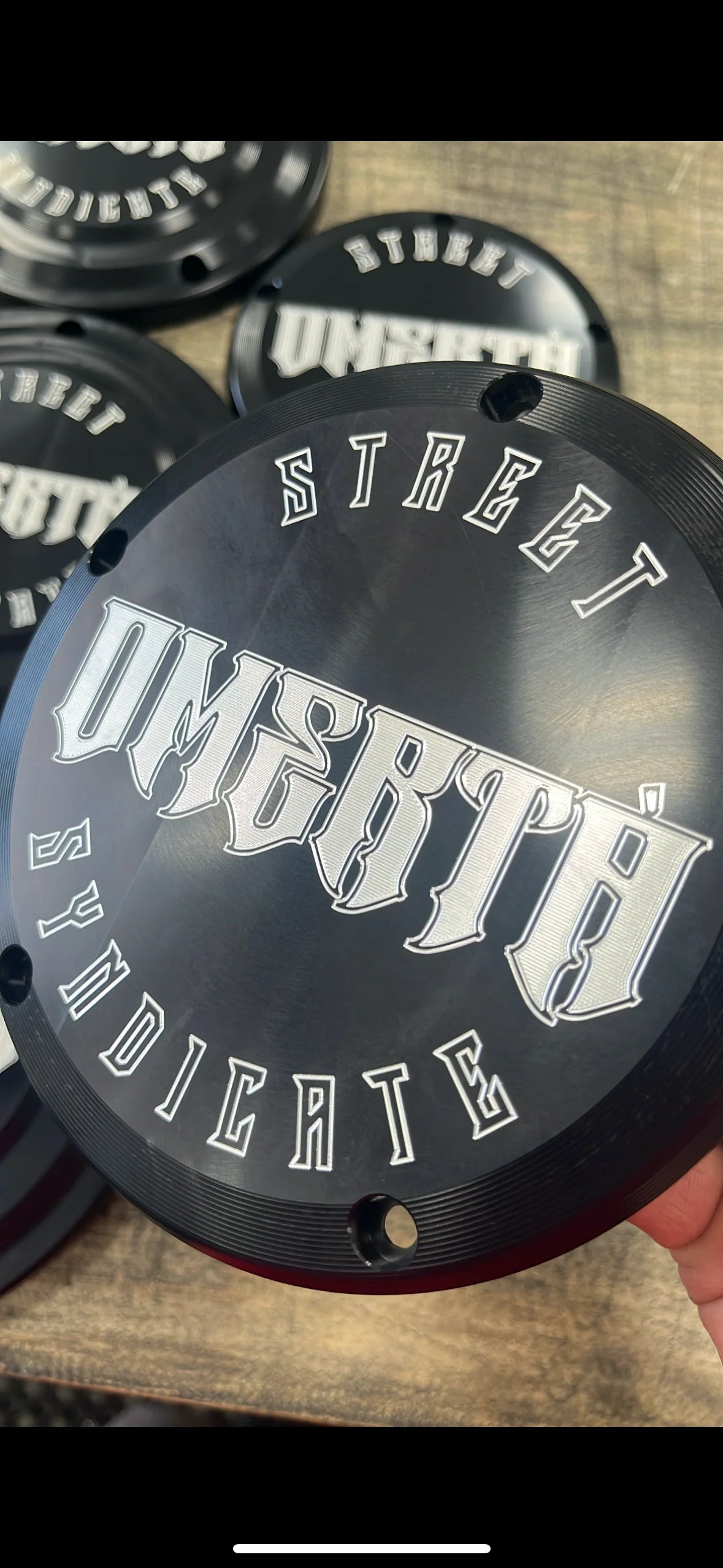 Street Syndicate Mfg Omertà Derby Cover for Harley-Davidson Milwaukee-Eight Softail & Twin Cam Derby Cover Street Syndicate Mfg Twin Cam
