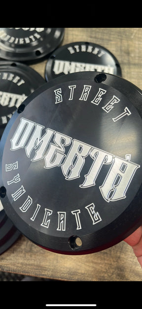 Street Syndicate Mfg Omertà Derby Cover for Harley-Davidson Milwaukee-Eight Softail & Twin Cam Derby Cover Street Syndicate Mfg Twin Cam