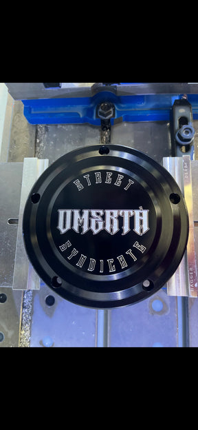 Street Syndicate Mfg Omertà Derby Cover for Harley-Davidson Milwaukee-Eight Softail & Twin Cam Derby Cover Street Syndicate Mfg M8 Softail
