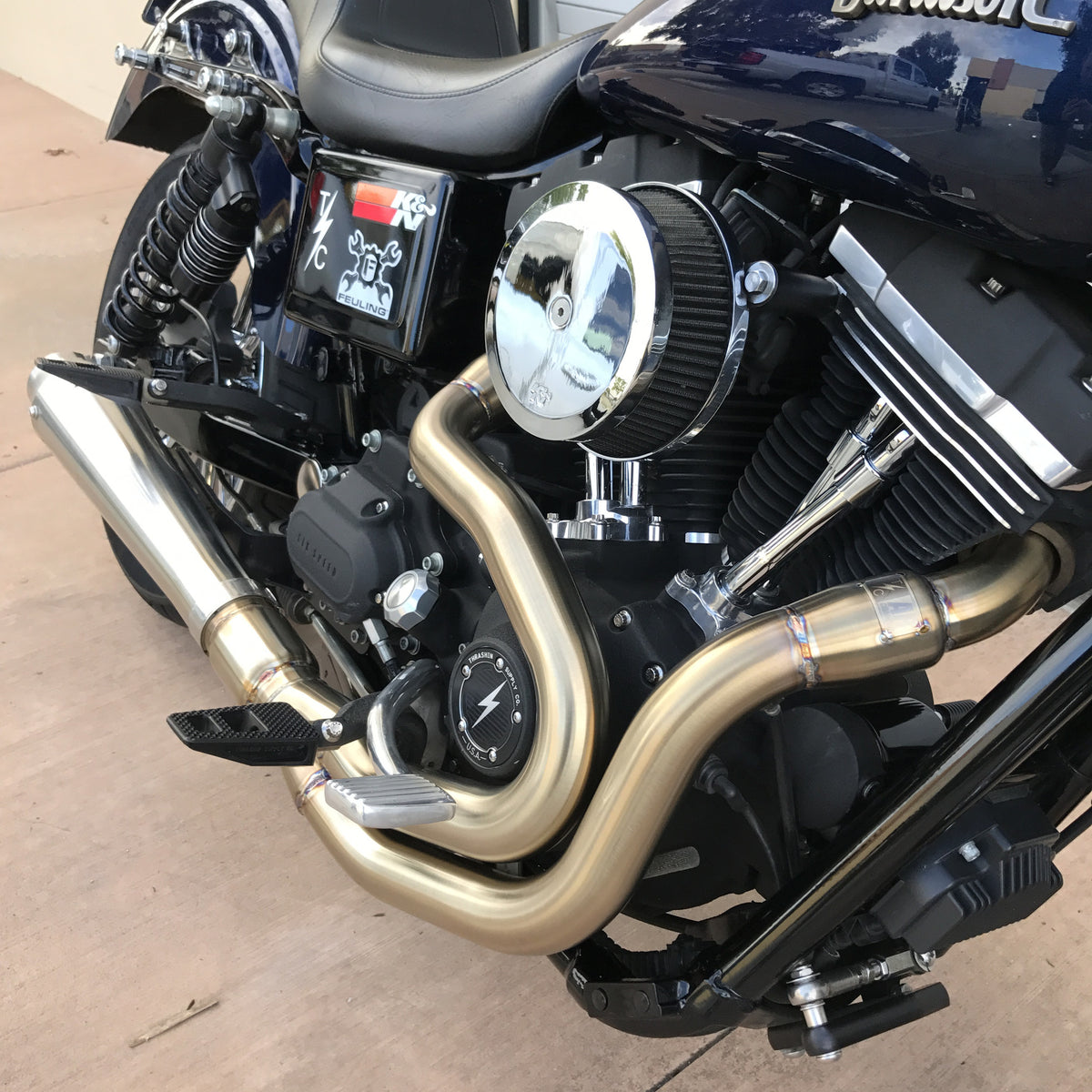 Thrashin Supply Co. Anti Reversion Exhaust System - Dyna Full Exhaust System Thrashin Supply Co.