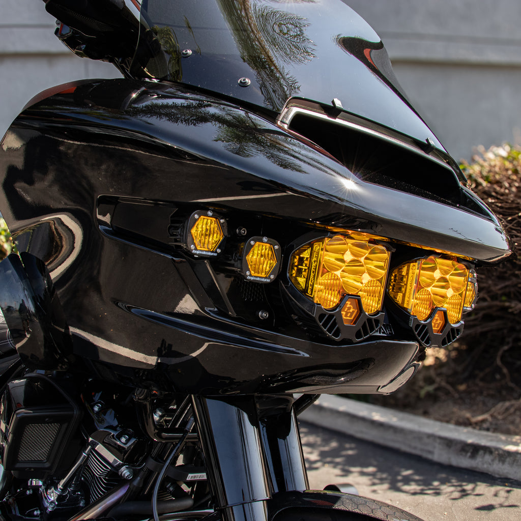 A10 Moto Baja Designs Lp6 Lighting Combo Kit - 23.5+ Road Glide Headlight A10 Moto