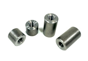 Bung King Weld-In Threaded Bung 7/16"-14, 1018 Mild Steel Frame Fabrication Part Bung King