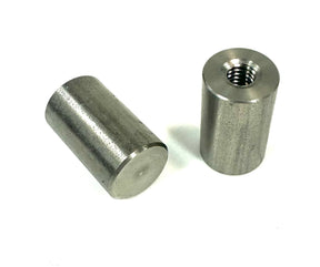 Bung King Weld-In Blind Threaded Tank Bung, Stainless Steel Petcock Adapter & Tank Bung Bung King