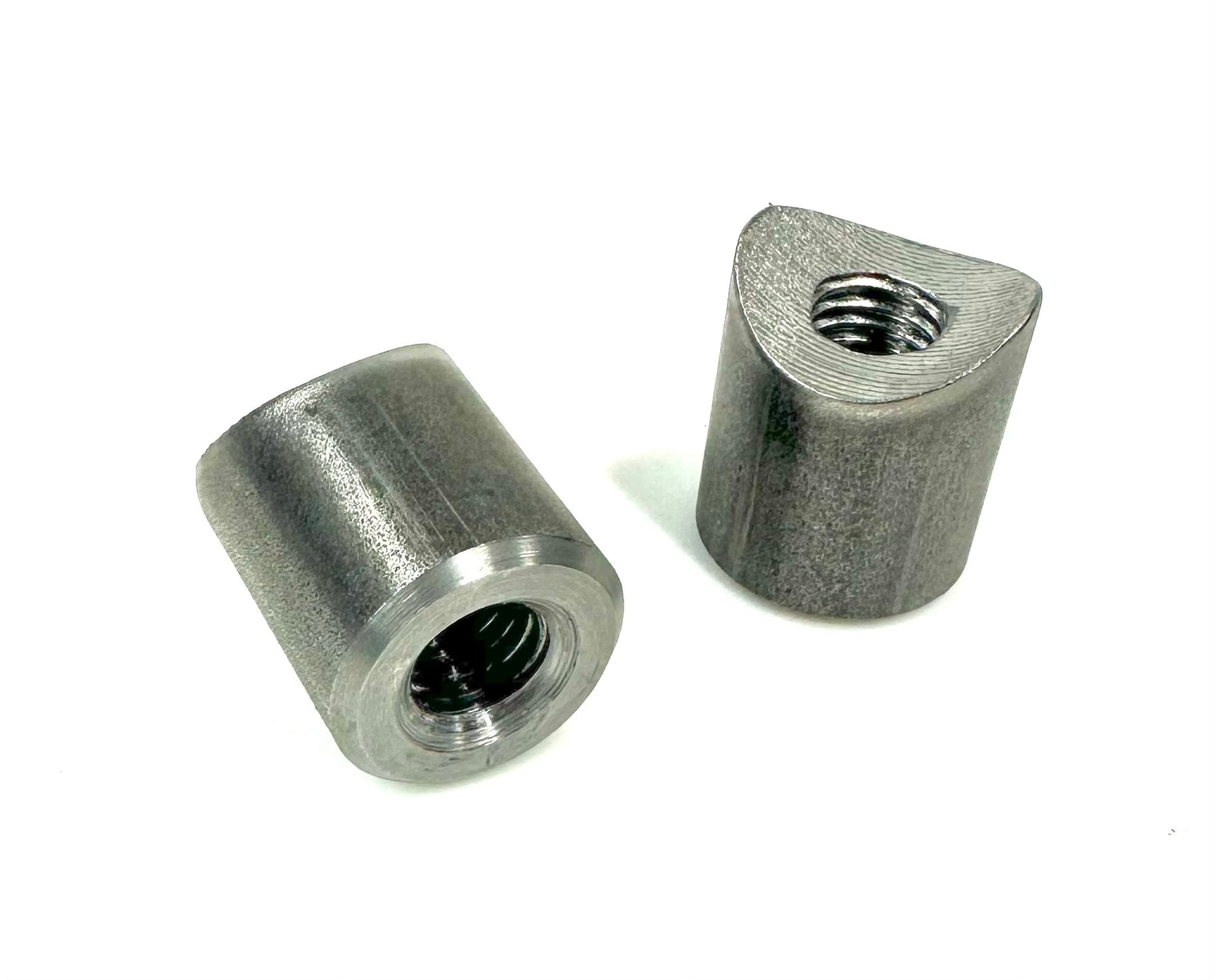 Bung King Weld-On Coped Riser Spud, 1/2"-13, 1018 Mild Steel Frame Fabrication Part Bung King